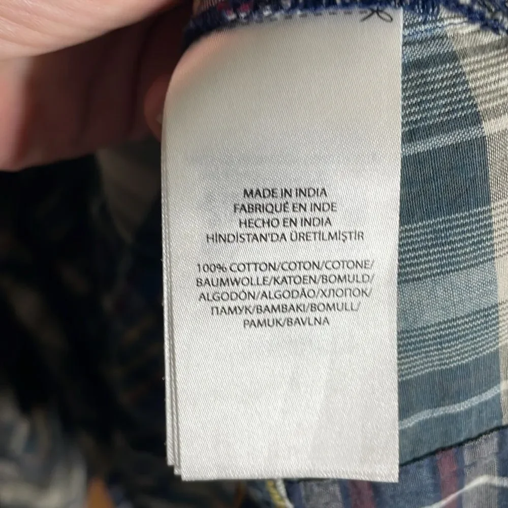 Ralph Lauren Madras Plaid Sleeveless A-line dress